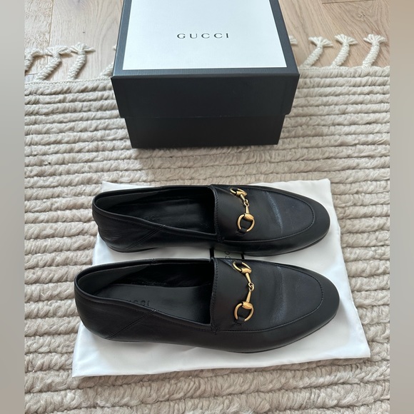Gucci Jordaan Leather Loafers - Picture 5 of 6